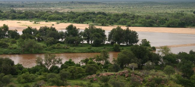 A view of the Confluence of two great rivers! 